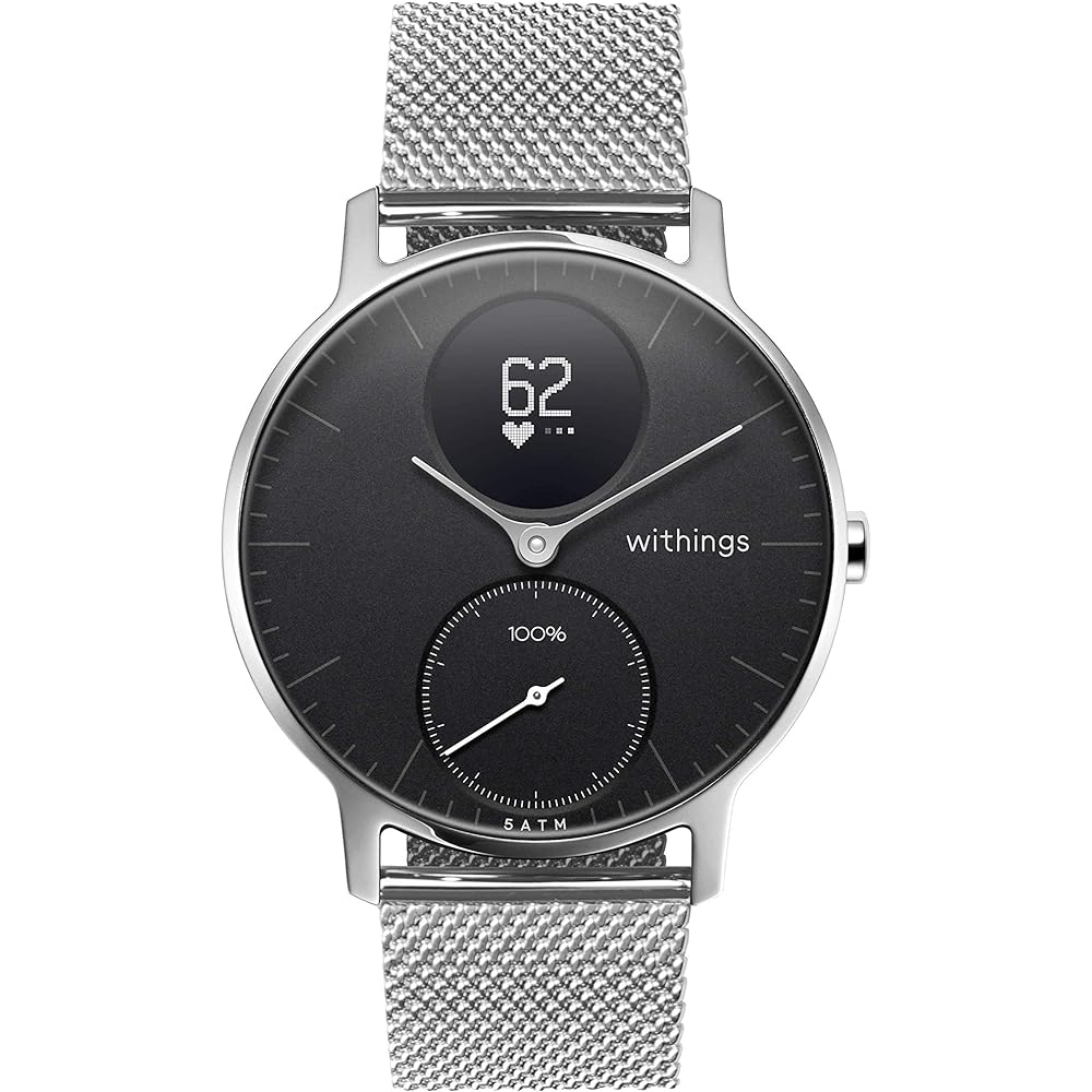 [Withings] Milanese Wristband, Silver, 18 mm MILANESE-SILVER-M