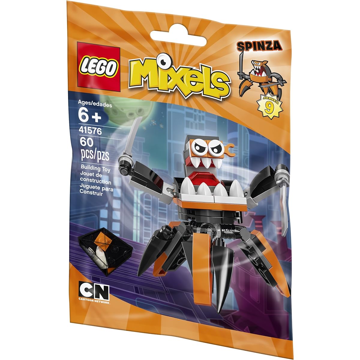 LEGO Mixels 41576 Spinza Building Kit (60 Piece)