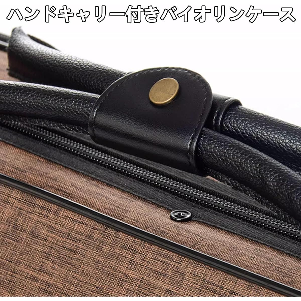 Violin Case, 4/4 Full Size Violin Hard Case, Portable Lightweight Violin Case Backpack with Hygrometer, Carbon Fiber Violin Backpack Professional Handle, Accessory Bag, Violin Backpack, Violin Protection Box, Green