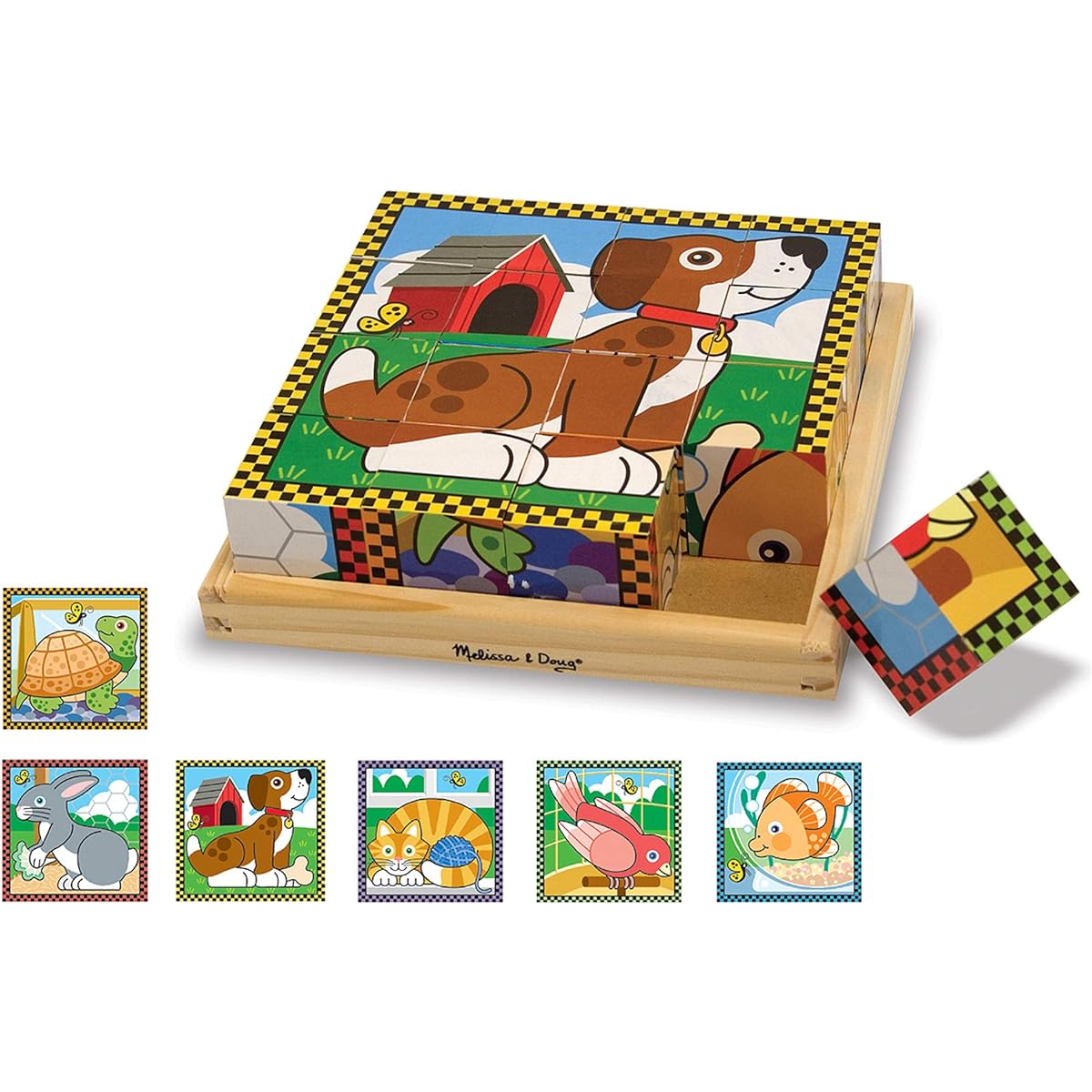 Melissa & Doug 3771 Pet Cube Puzzle [Parallel Import]