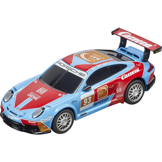 Carrera 64187 Porsche 997 GT3 Blue 1:43 Scale Analog Slot Car Racing Car GO!!! Slot Car Toy Race Track Set
