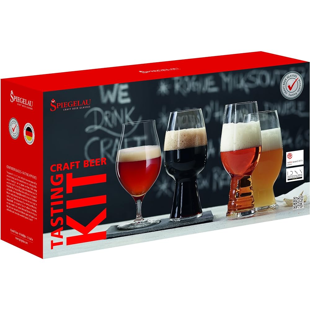 Spiegelau Craft Beer Glasses Craft Beer Tasting Kit 4991697 Pack of 4