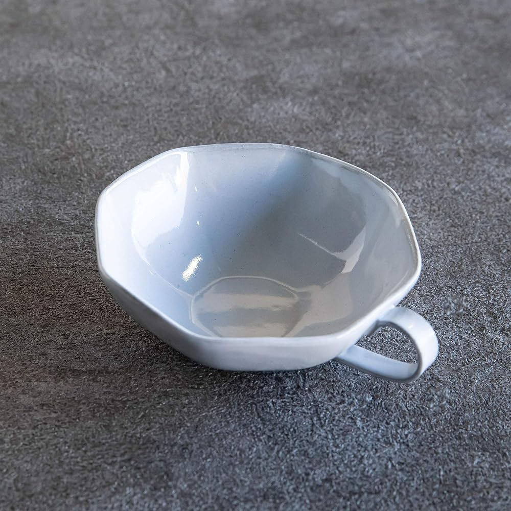 Rikizo Soup Cup Amuse Gray Diameter 11.4 x Depth 13.5 x Height 4cm 330ml Made in Japan R-787229