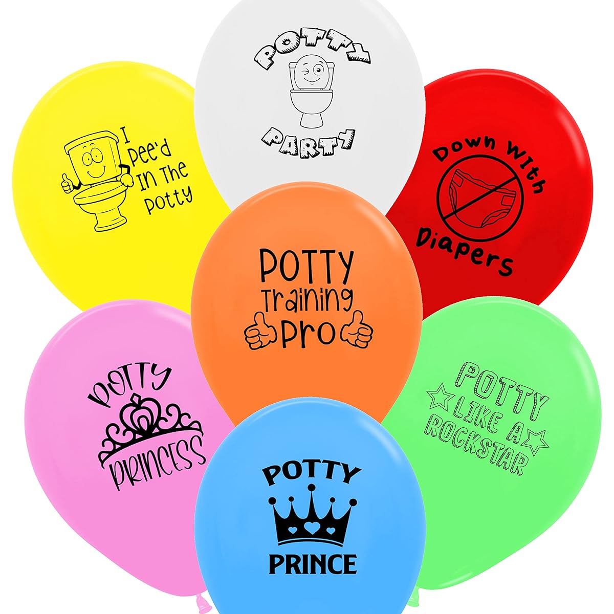 Potty Training Party Decorations Potty Party Balloons