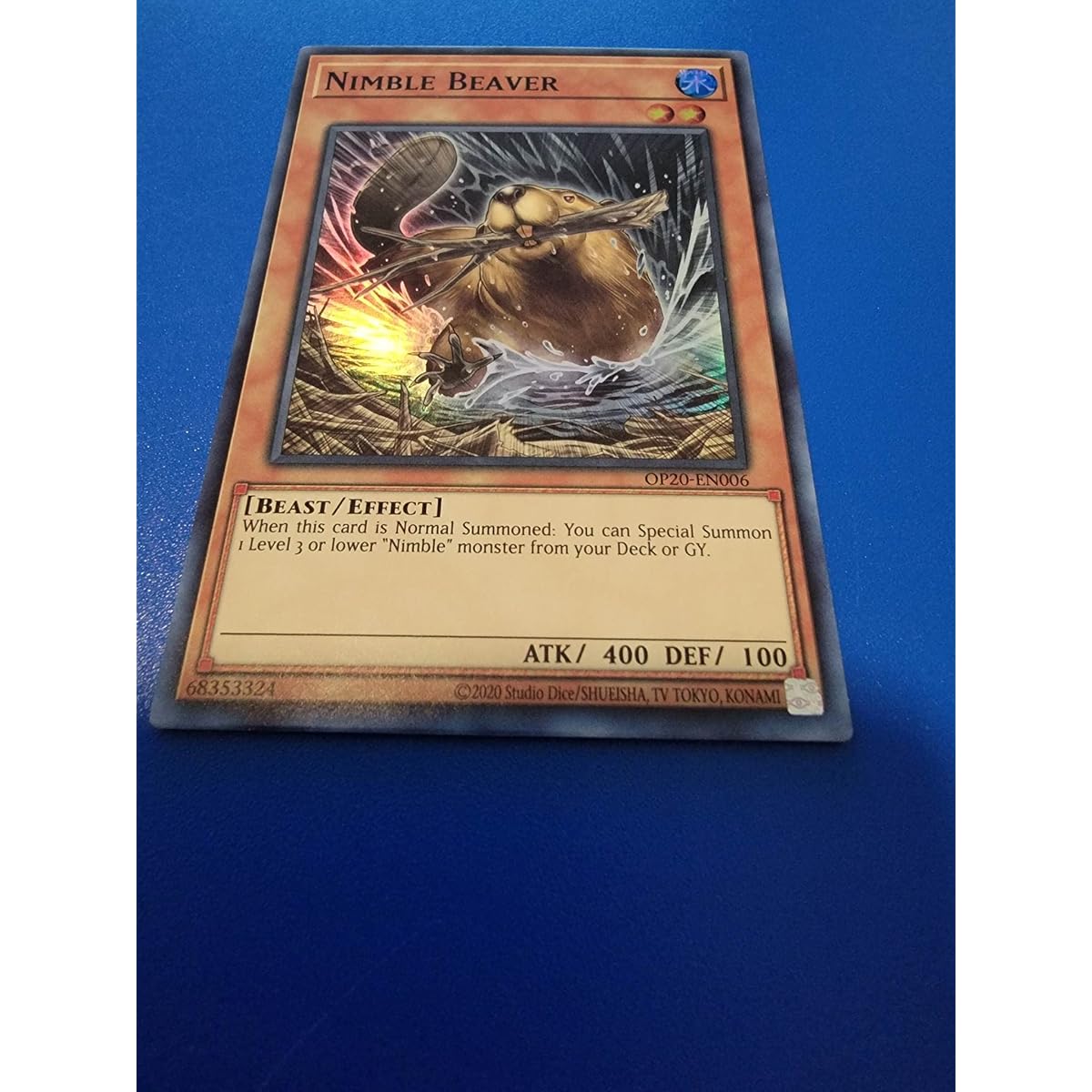 Nimble Beaver - OP20-EN006-OTS Tournament Pack 20 - Super Rare.