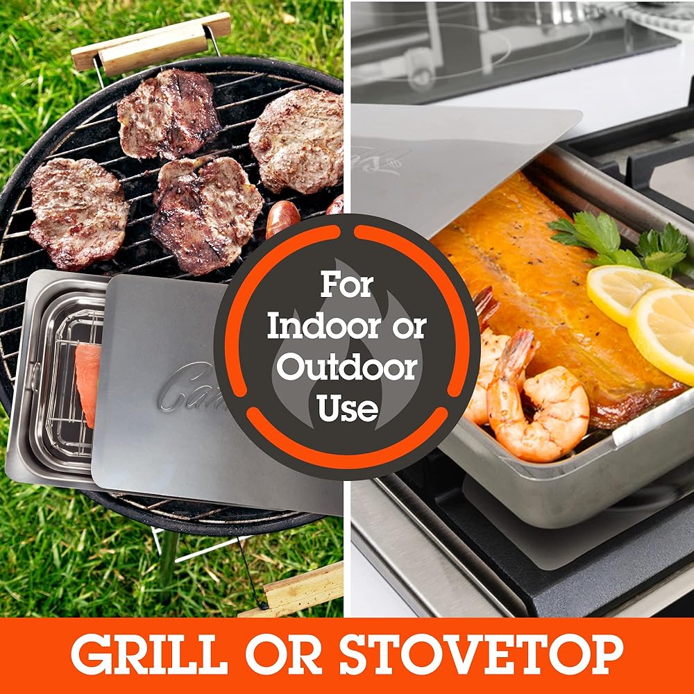 Camerons Stove Top Smoker Japanese Genuine Product with Tip Home Use Smoker Outdoor