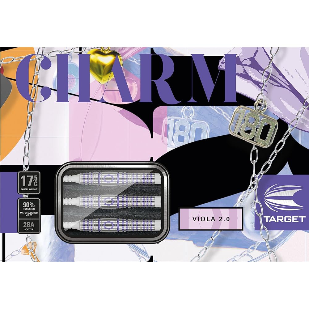 TARGET CHARM SERIES VIOLA 2.0 90% 17.5G SOFT TIP (Charm Series Viola 2.0)