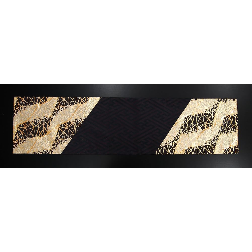 Japanese Style Kimono Table Runner, Obi, Boxed, Packaged, Popular, Great as a Gift for Overseas 120cm (Miyabi)