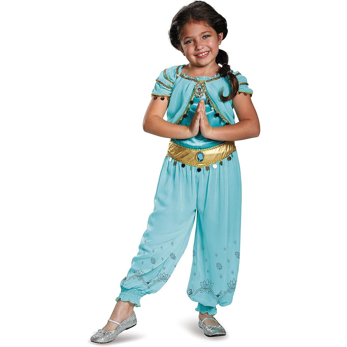 Jasmine Costume, Costume for Kids Women Prestige Aladdin Disney Halloween