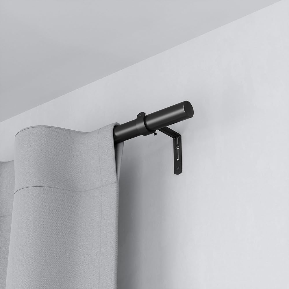 Umbra Telescopic Curtain Pole Curtain Rod Black Width 81-325cm ZEN 21017186038 W340×D8×H10cm