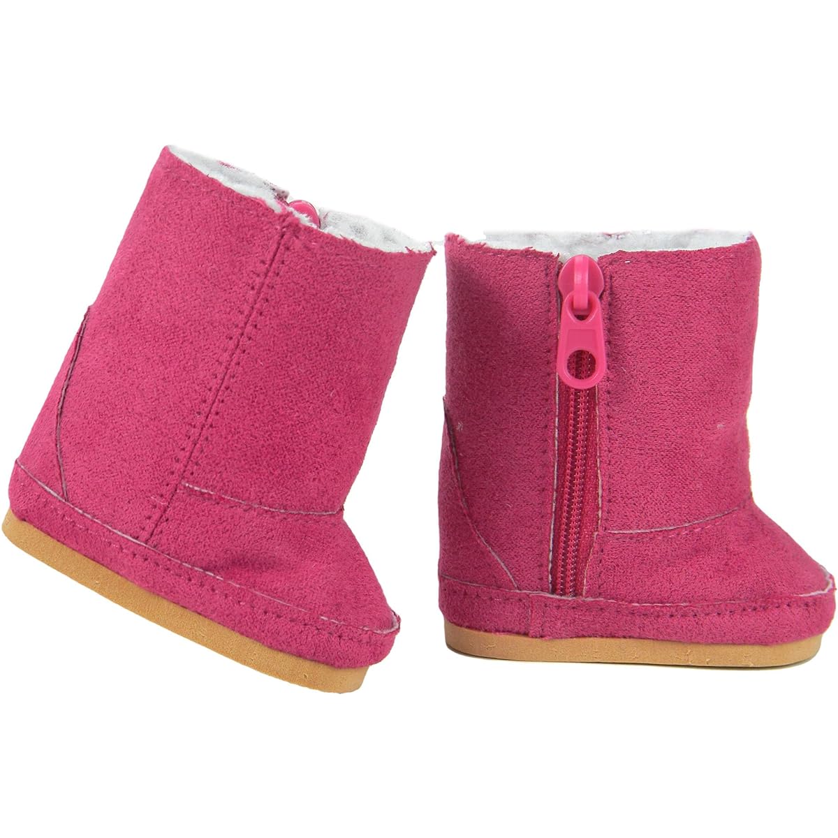 18 Inch Doll Boots 2 Pair Set, Our Faux Suede Ewe Boots will Fit American Girl Dolls & More! Doll Shoe Set of 1 Pair Hot