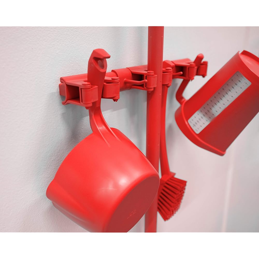 Vikan 5-piece bracket 10114 Red HACCP compatible Degradable modular and hygienic for food factories