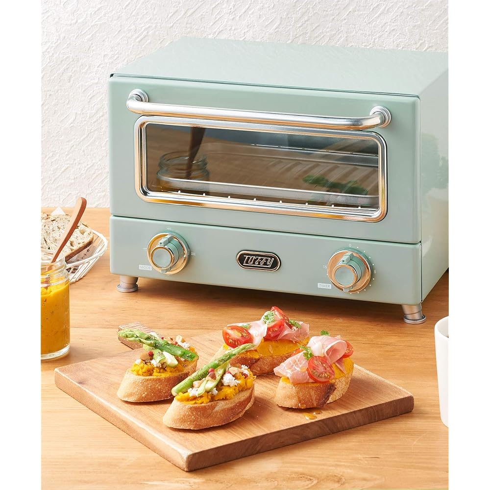 [Toffy] Far-infrared heater oven toaster LADONNA K-TS3 Pale Aqua