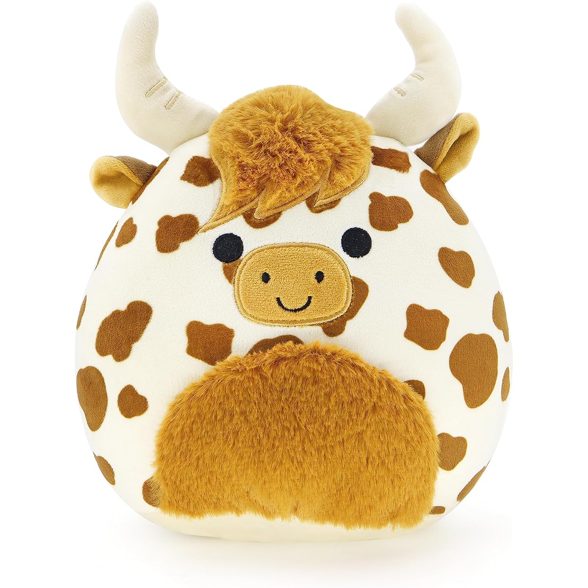 CNAANA Red Panda Plush Pillow Chubby Red Panda Plush Toy Creative Gift Gift for Kids and Adults Bedtime & Playtime (Highland Cow)