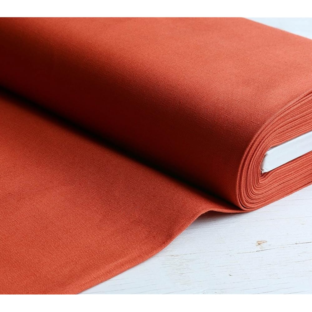 Nippon Chuko NBK Cotton Linen Canvas Fabric 110cm Width x 9m Cut Cut 10D Sunset ICH19000-10D Crafts/Handmade Supplies
