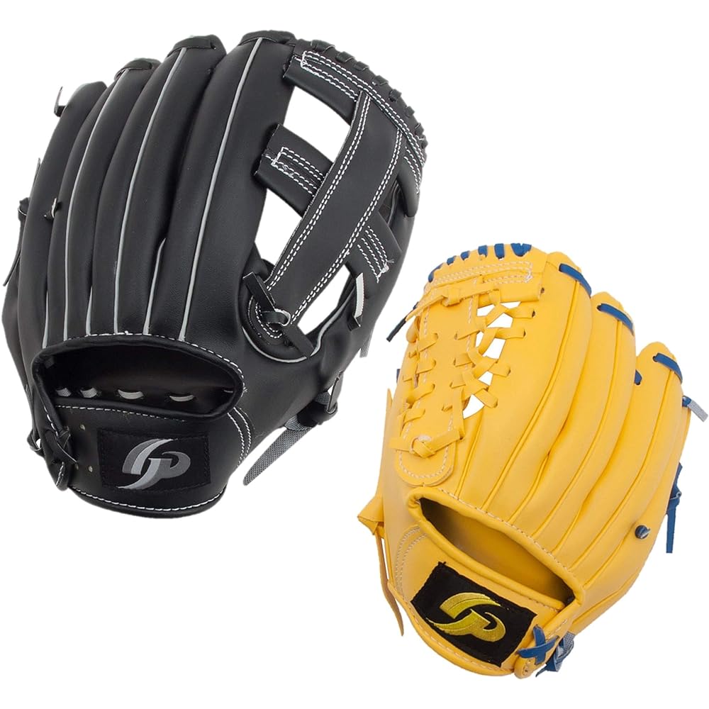 GP Baseball Gloves [Supervised by Koshien Players] Parent and Child Set for Catch Ball with Soft Ball [Set for Adults and Children (For Lower Grades)]