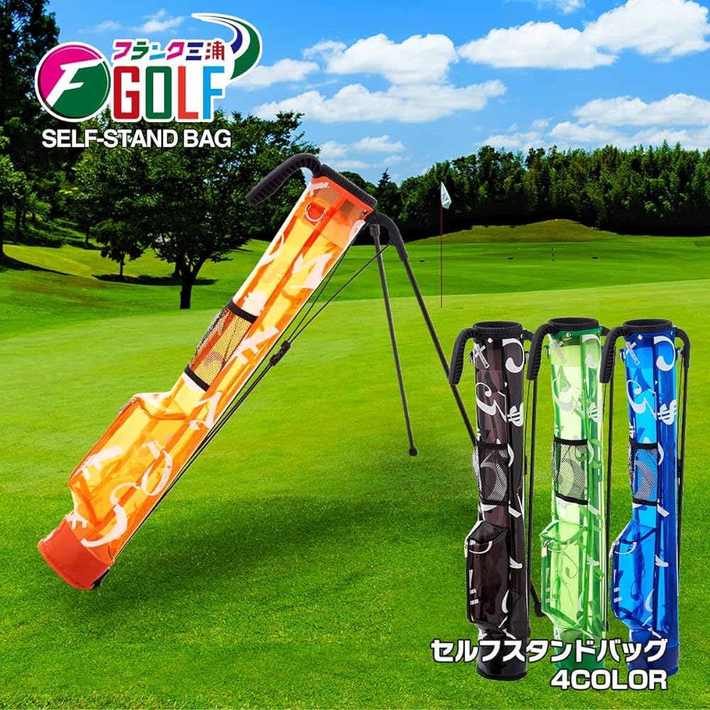 Frank Miura Self Stand Club Case Clear Skeleton Bag Unisex