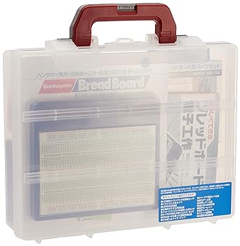 Sanhayato Breadboard Parts Set SBS-111 All-in-one books, parts, and tools to help you learn the basics of electronic work