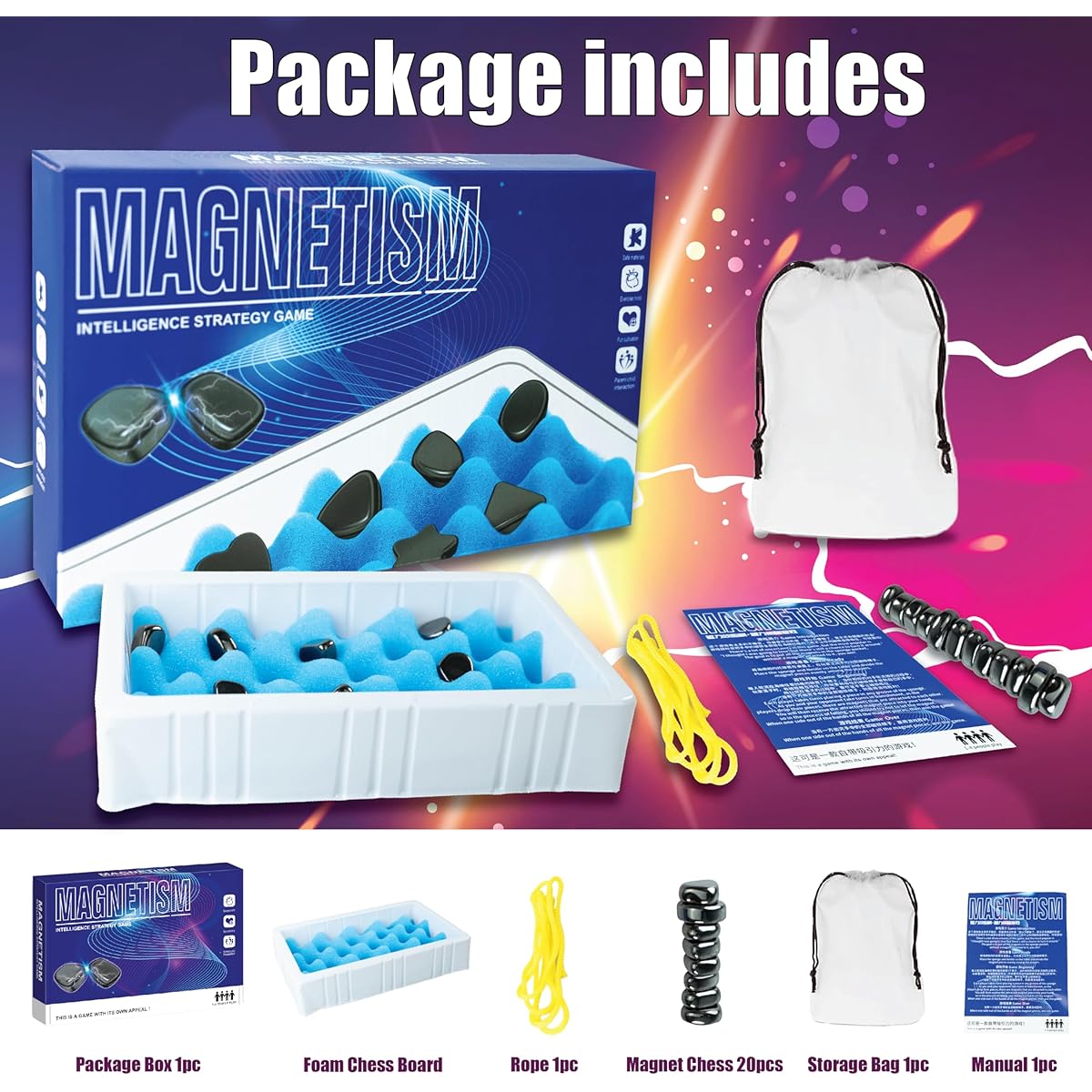 Marlo & Buzz Magnetic Chess Game