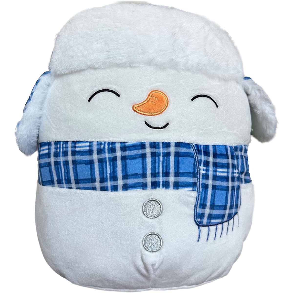 Squishmallow 12" Manny the Snowman Plush - Official Kelly Toys - Soft and Squishy Stuffed Animal for Kids