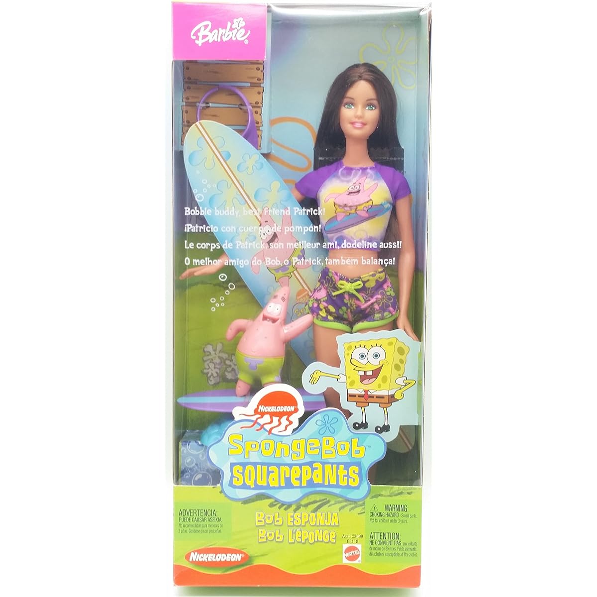 Barbie loves Patrick from SpongeBob SquarePants by Mattel