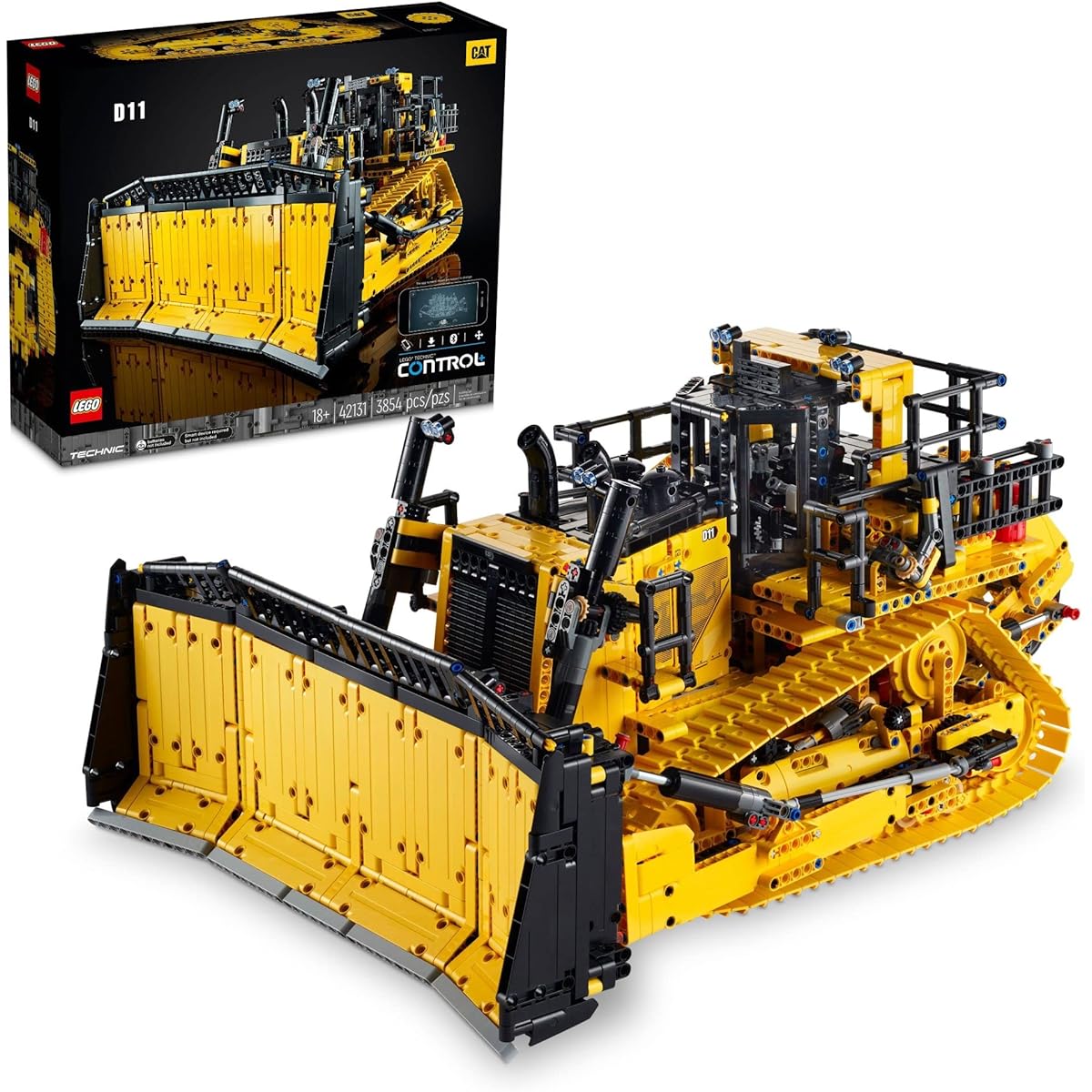 LEGO Technic Cat D11 Bulldozer 42131 Building Set for Adults (3,854 Pieces) 6392314