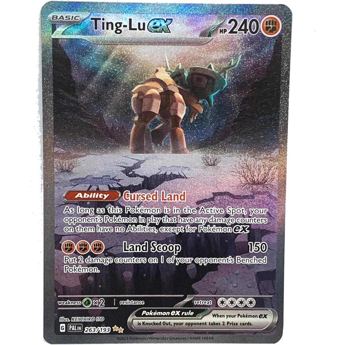 Pokemon Tinluex 263/193 Special Illustration Rarepaldea Evolution