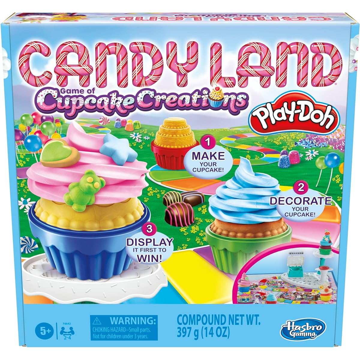 Candy Land cupcake creation