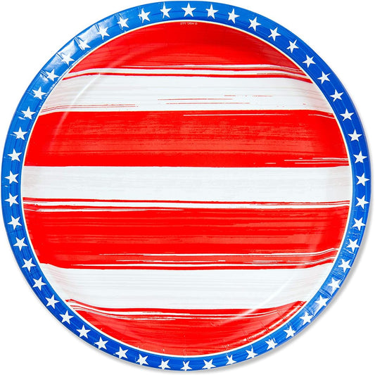 American Greetings Memorial Day Party Supplies, Paper Dinner Plates (36 Count)