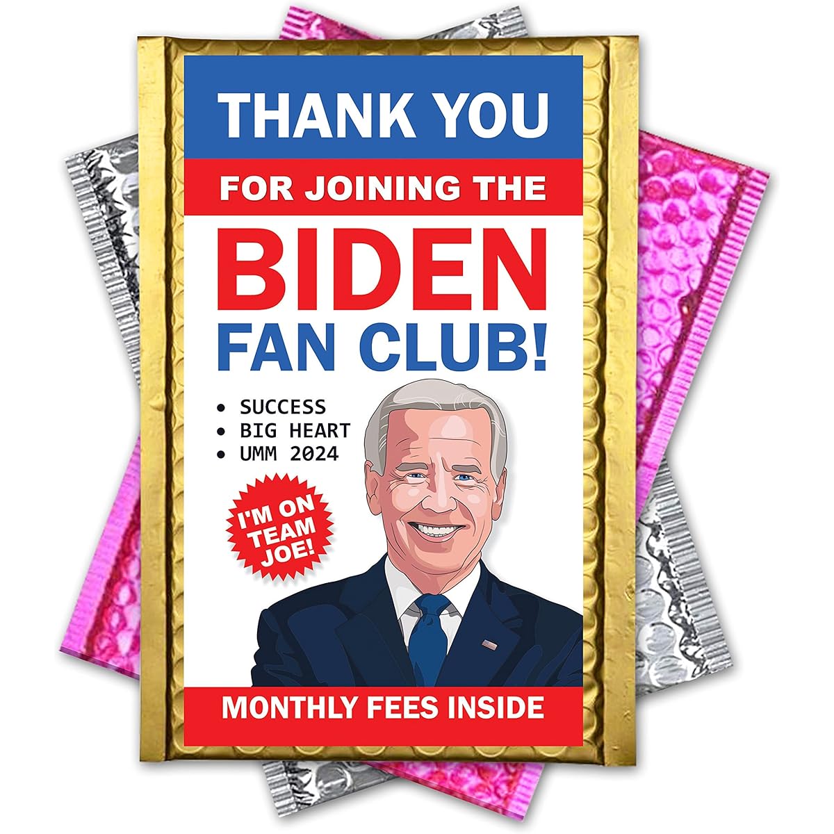 Design Doggie Joe Biden Fan Club Prank Gag - Send embarrassing prank emails to your friends and family with Anonymous! Hilarious gags! Guaranteed!