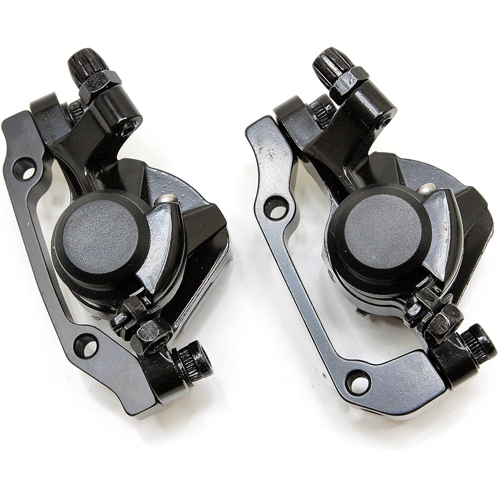 SHIMANO Lightweight High Performance Wire Type Disc Brake BR-M375 No Rotor Front and Rear Set Black