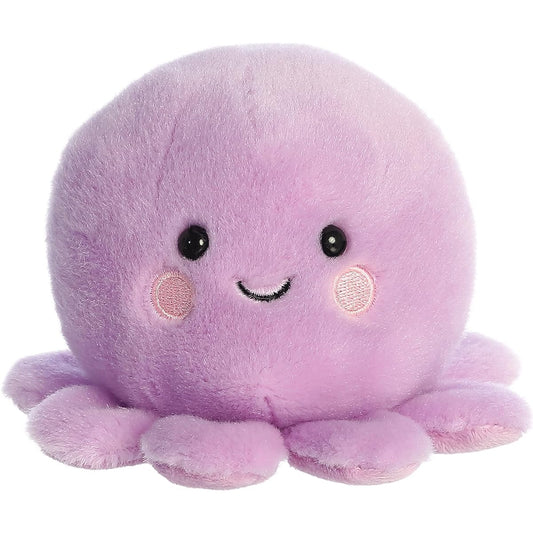 Aurora® Adorable Palm Pals™ Oliver Octopus™ Plush - Pocket-Sized Fun - Play on the Go - Purple 5"