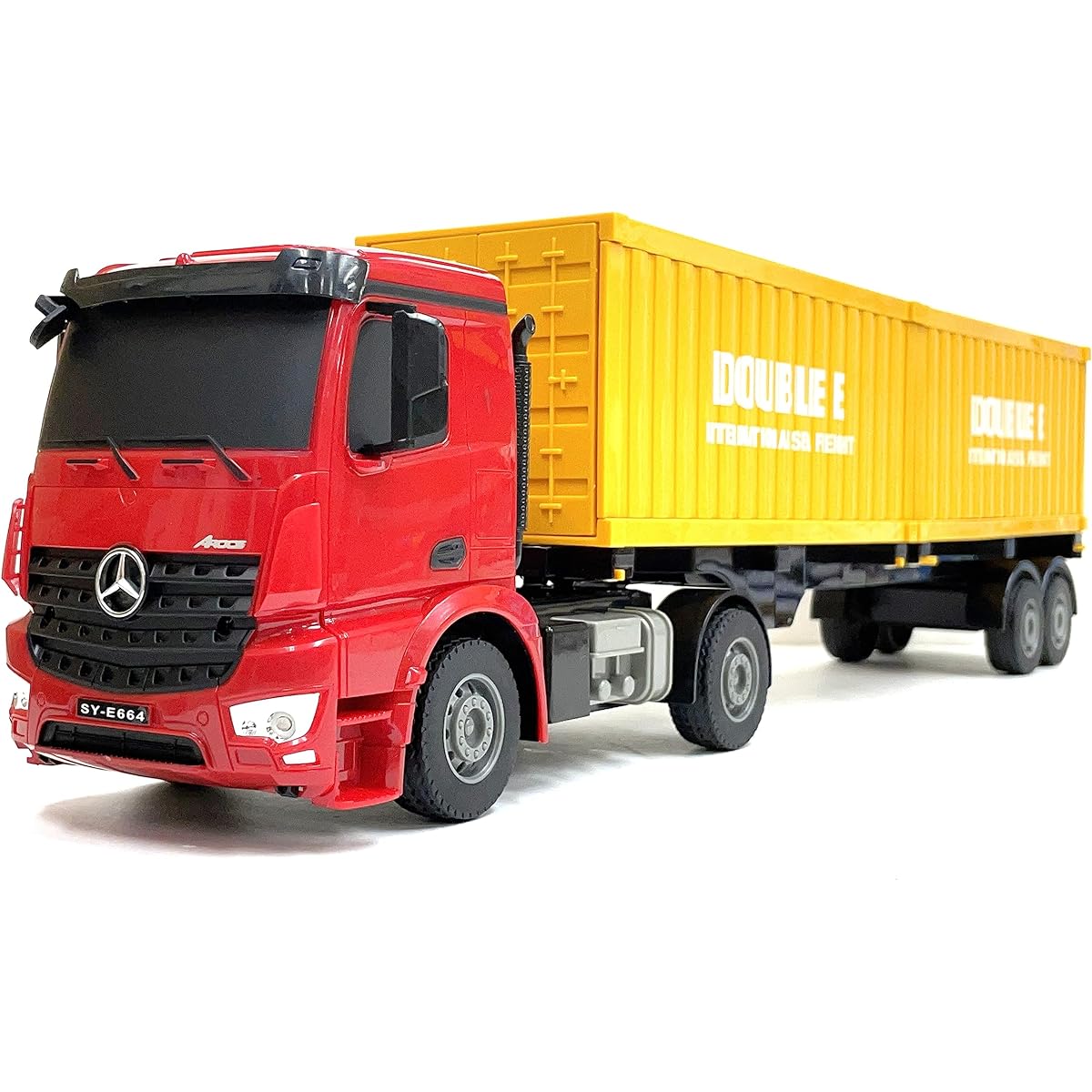 [Mercedes-Benz Official Licensed Model] Total length 590mm 2.4GHz 1/26 scale large container trailer radio-controlled ☆Sea container trailer ☆40ft container trailer