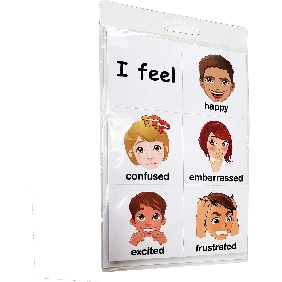 SchKIDules Feelings Accessory Pack: 16 Feeling Magnets and 2 Sentence Starters