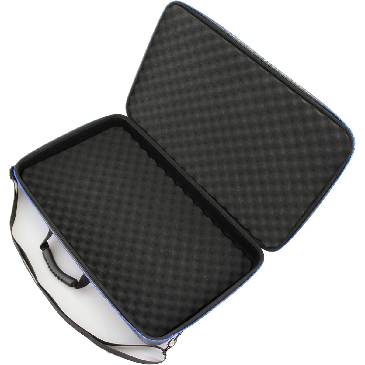 CASEMATIX DJ Controller Case Compatible with Native Instruments Traktor Kontrol S4 Mk3 Pioneer DJ DDJ-SB3 Mixer, etc. Padded Foam Hard Gray Carrying Case Only