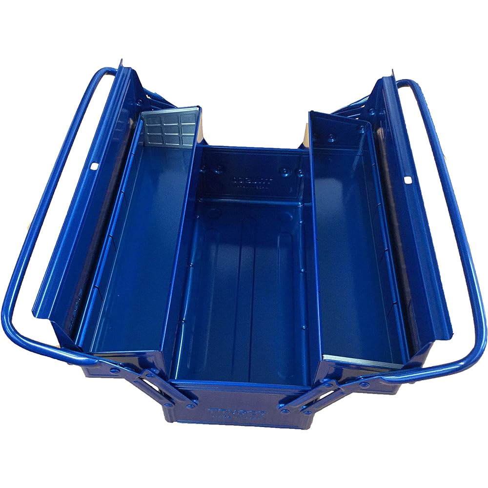 TRUSCO 2-tier tool box 350X160X260 Blue ST-3500-B