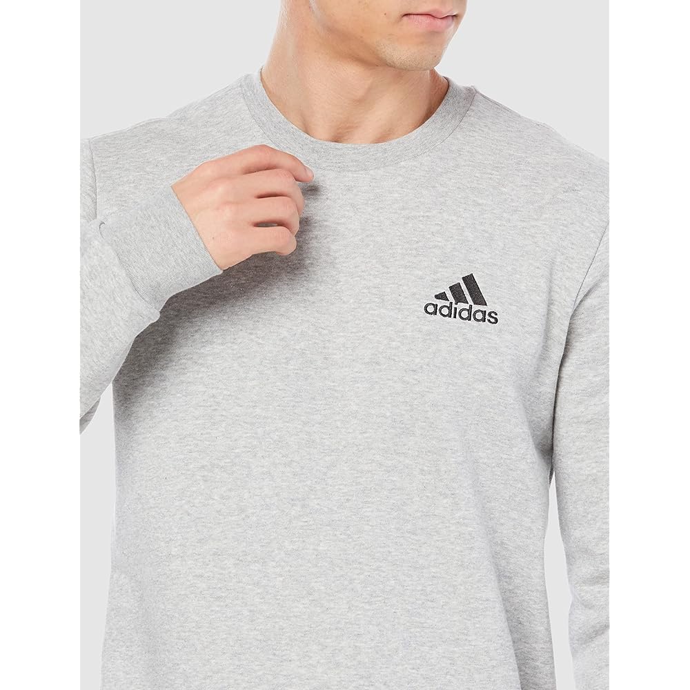 [Adidas] Sweat Essentials FC Brushed Lining Crew Neck Sweatshirt Men's IZA18