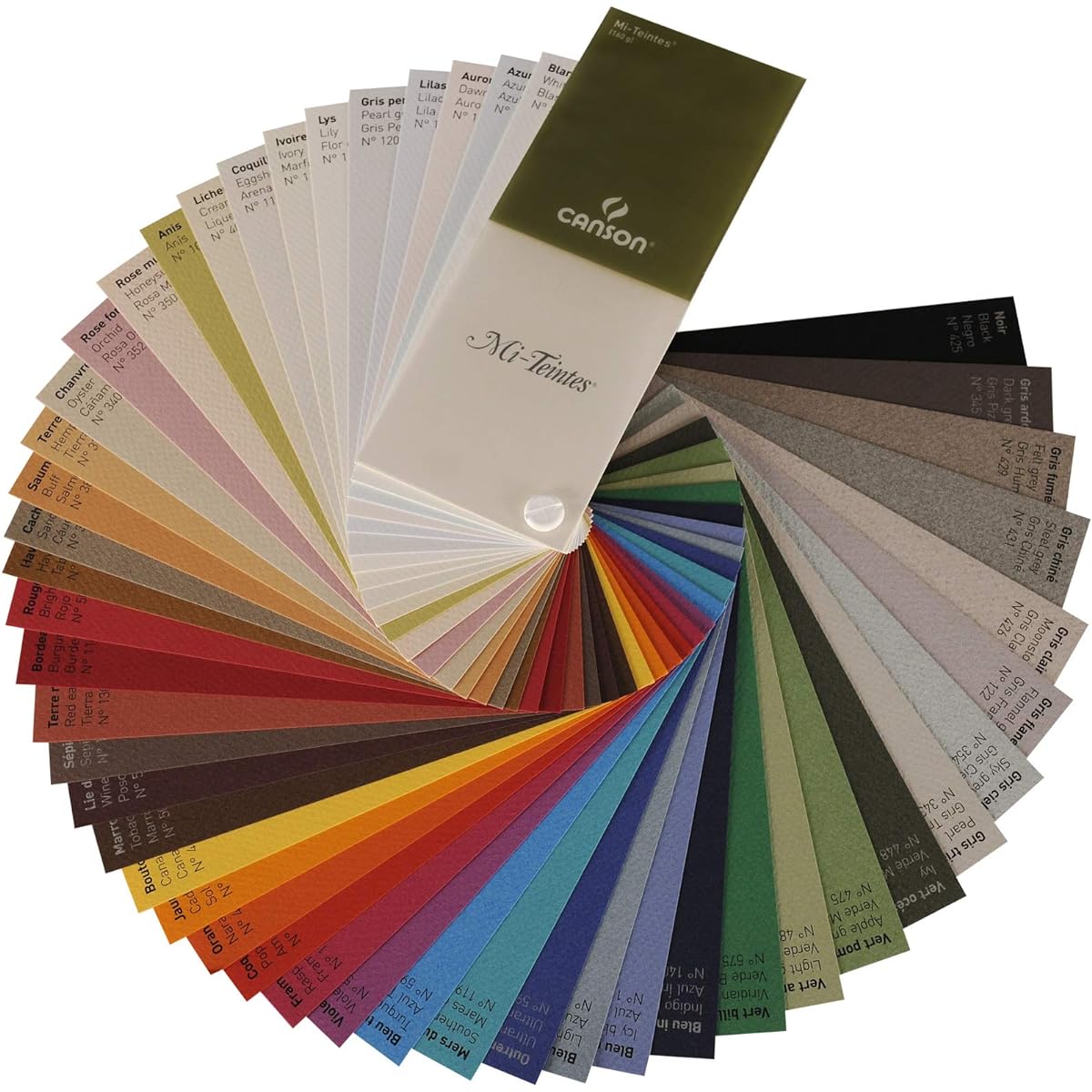 CANSON MI-TEINTES® Honeycomb Paper 25 sheets A4 160g/m² Cloud White 336