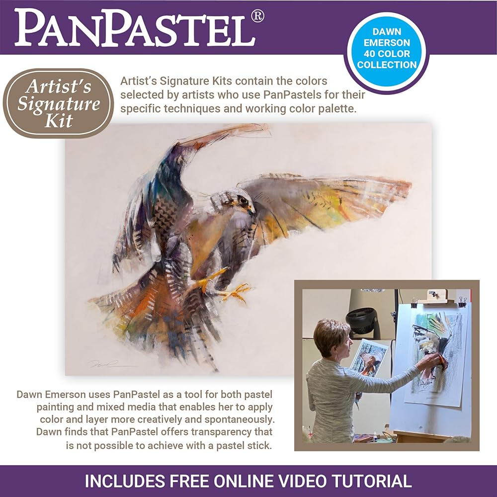 PanPastel 30401 Dawn Emerson Collection 40 Color Set 318459