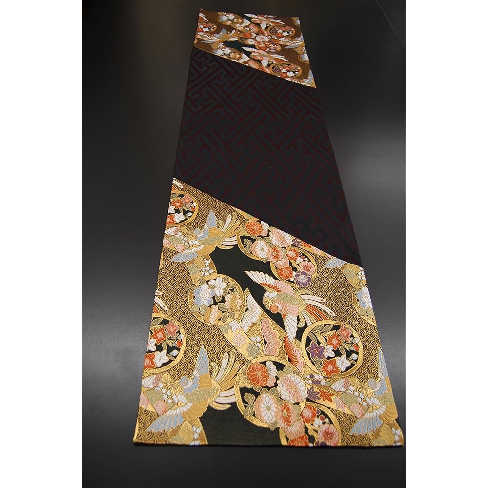 Japanese Style Kimono Table Runner, Obi, Boxed, Packaged, Popular, Great as a Gift for Overseas 120cm (Asuka)