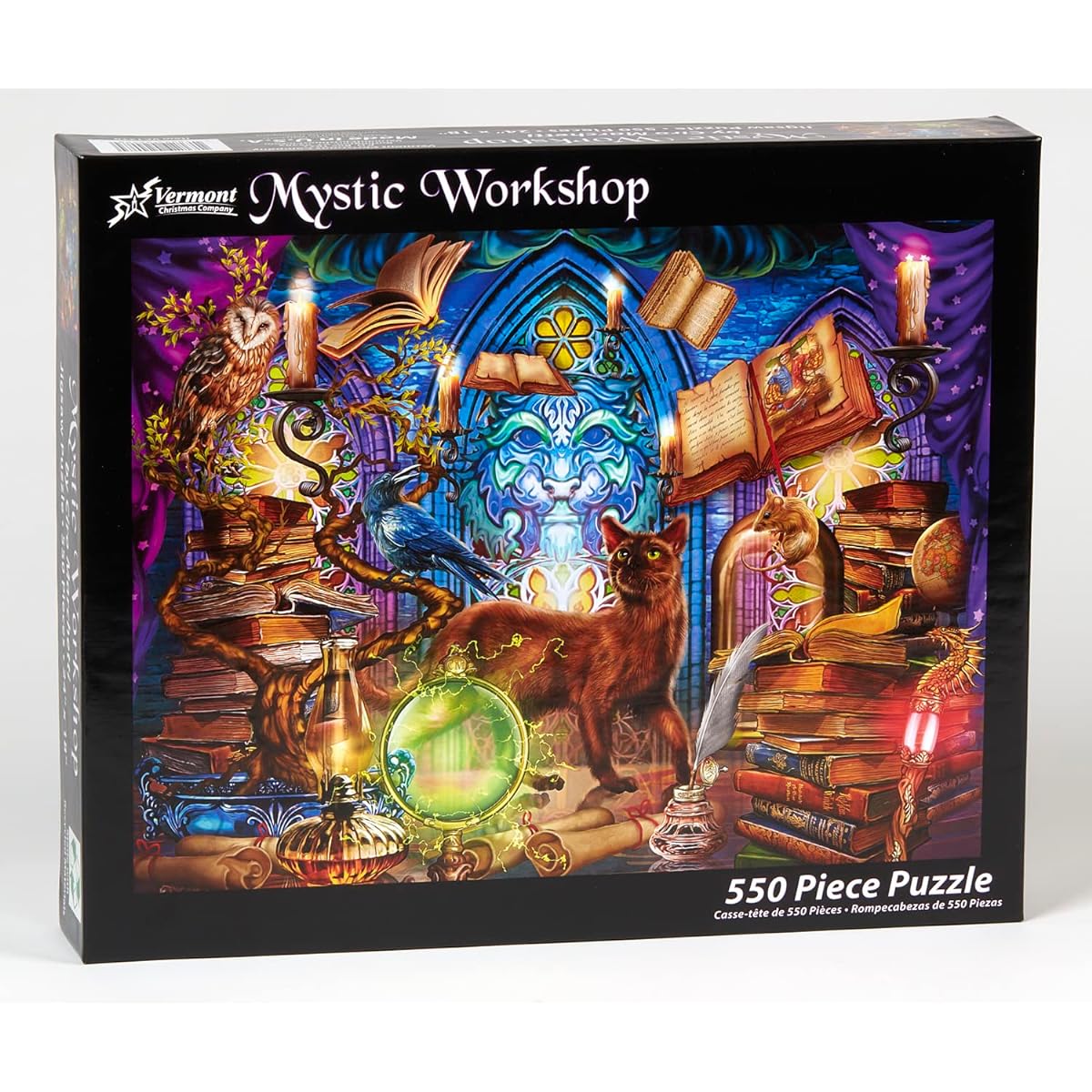Vermont Christmas Company Mystic Workshop Jigsaw Puzzle 550 Piece