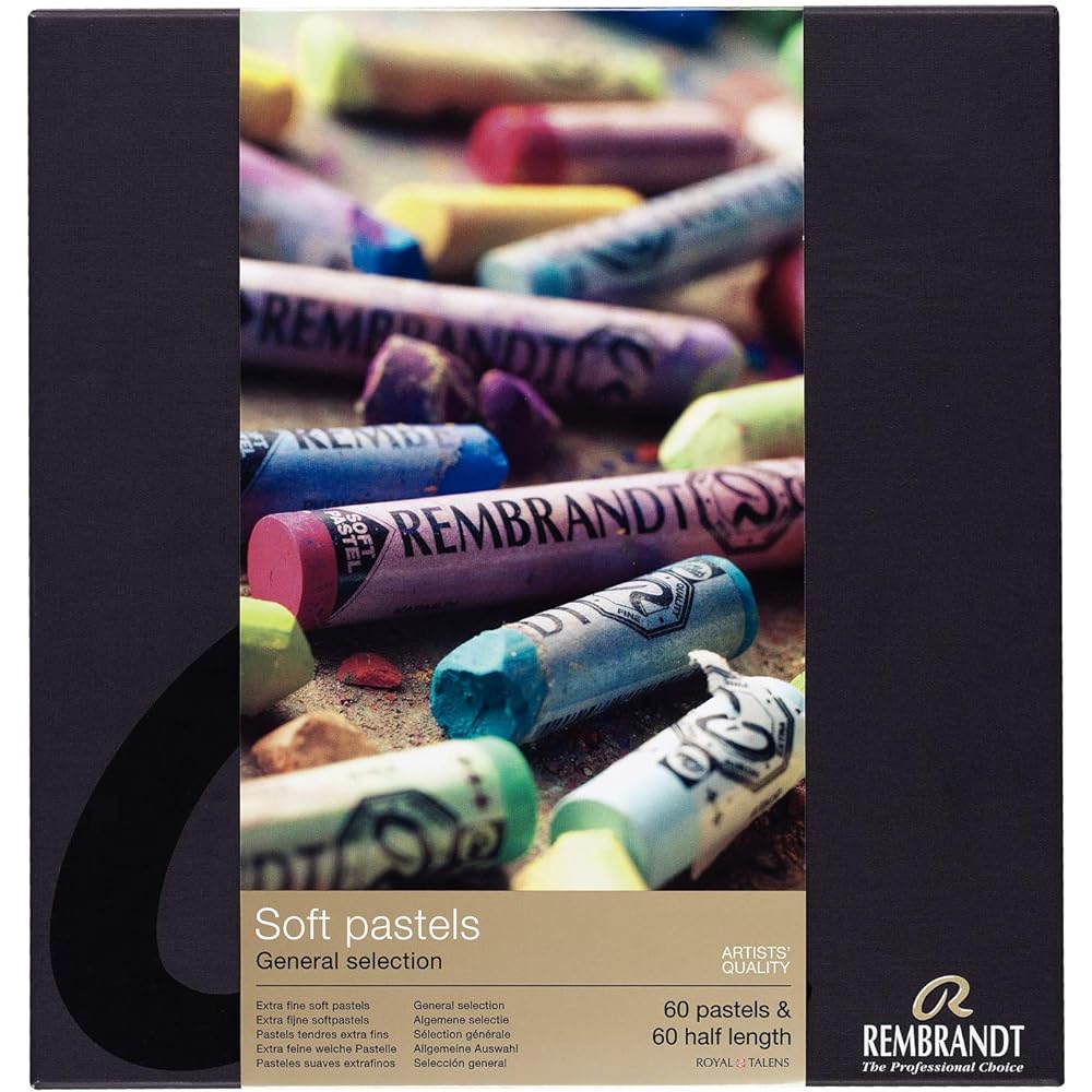 Talens Rembrandt Soft Pastel 90 Color Set for Figure Drawing