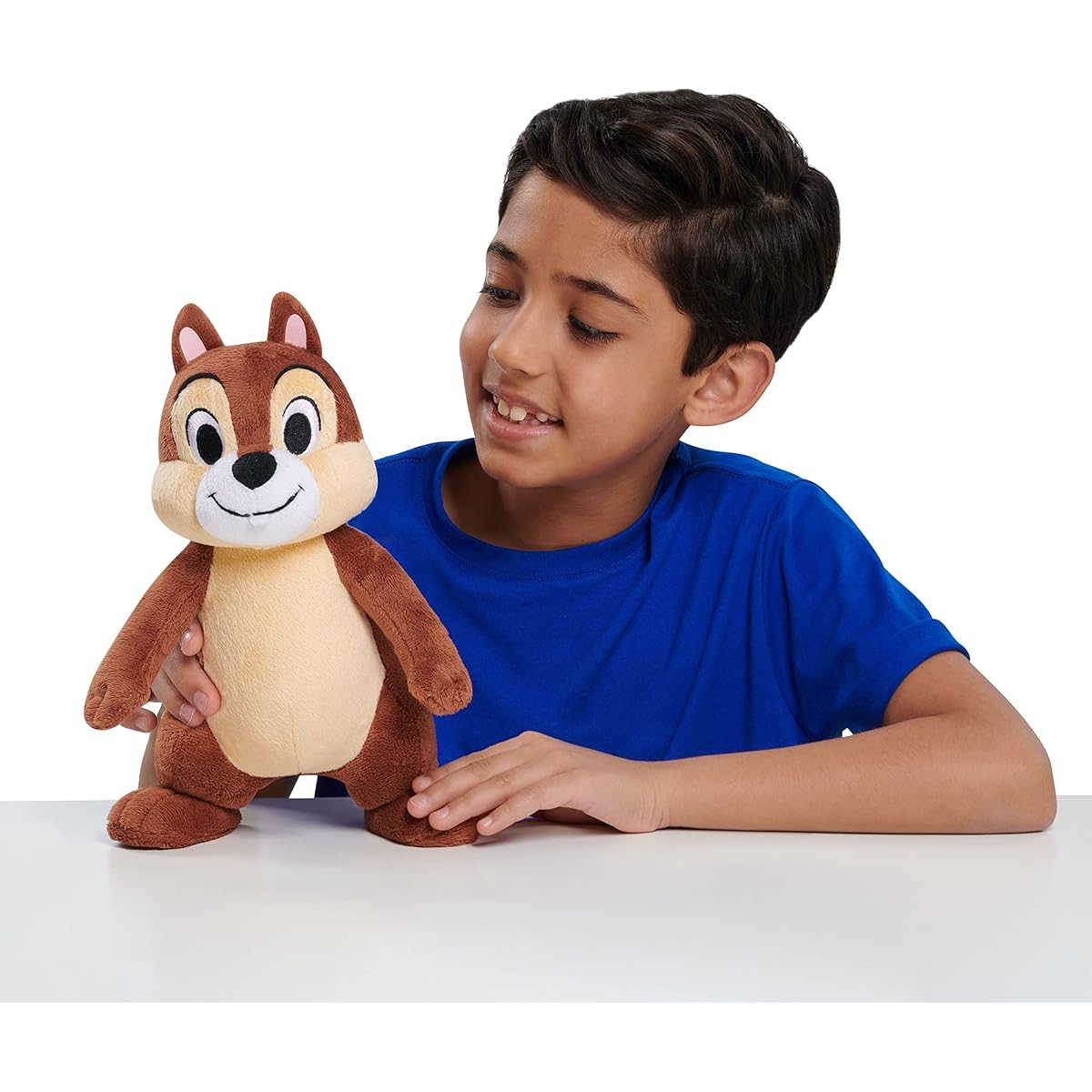 Just Play Disney Classics Chip 11.5" Large Plush Animal Officially Licensed Toy for Kids Ages 2+ Gift Present