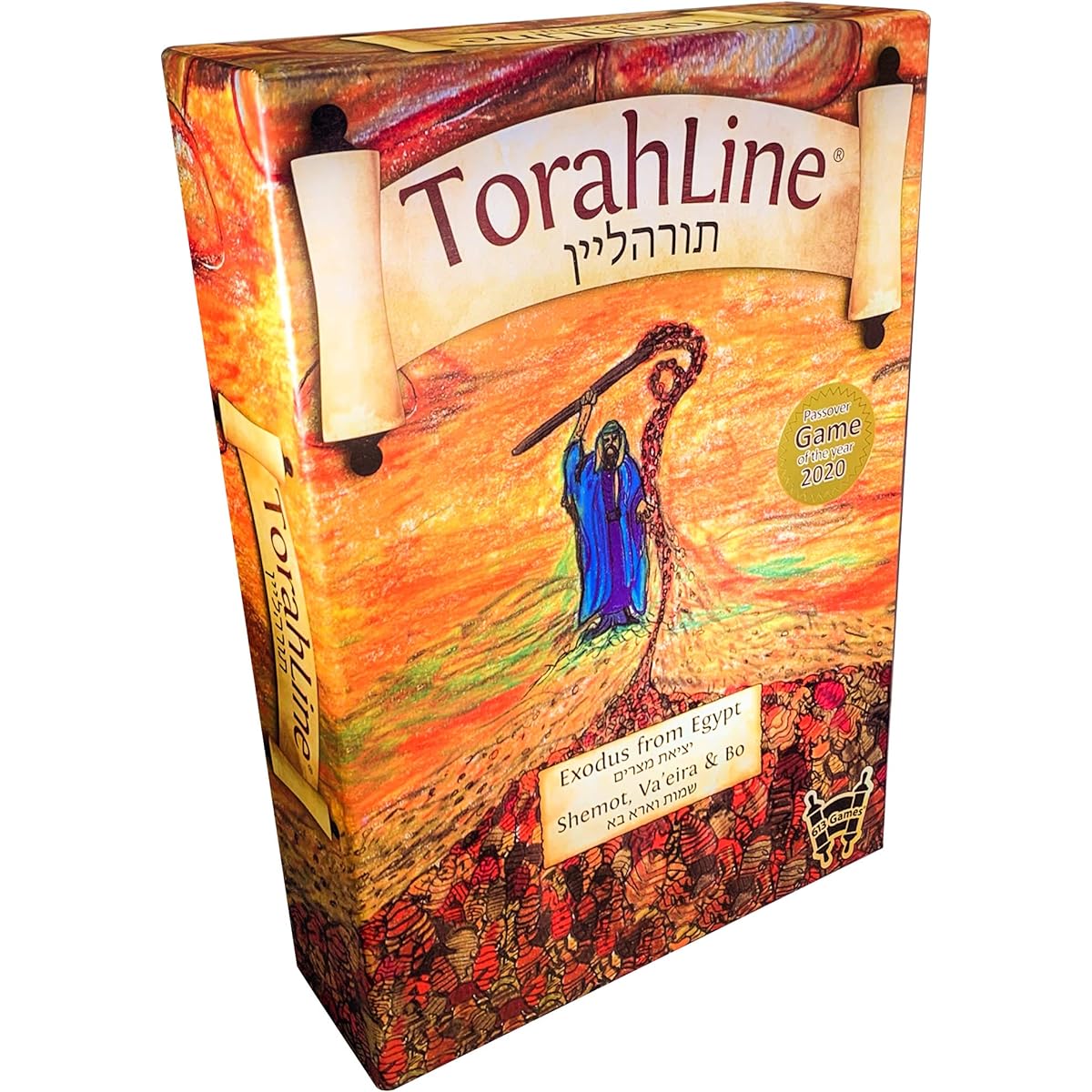 TorahLine Games for Passover (English/Hebrew Jewish Toys)