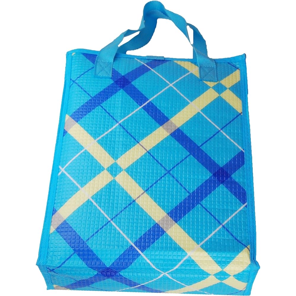 CAPTAIN STAG Cushion Leisure Seat Mat Blue Check