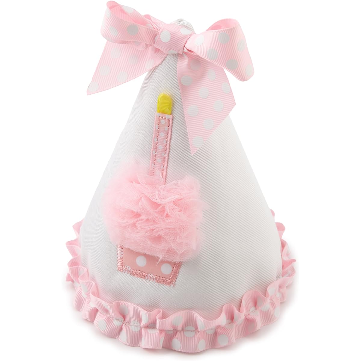 Pink Cupcake 1st Birthday Hat Pink 1st birthday hat cupcake♪Halloween♪Size: