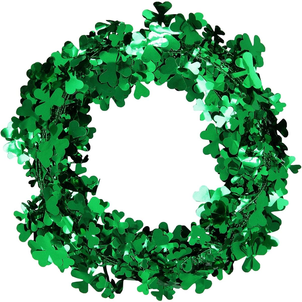 Gleam 'N Flex Shamrock Garland 25ft Package/6