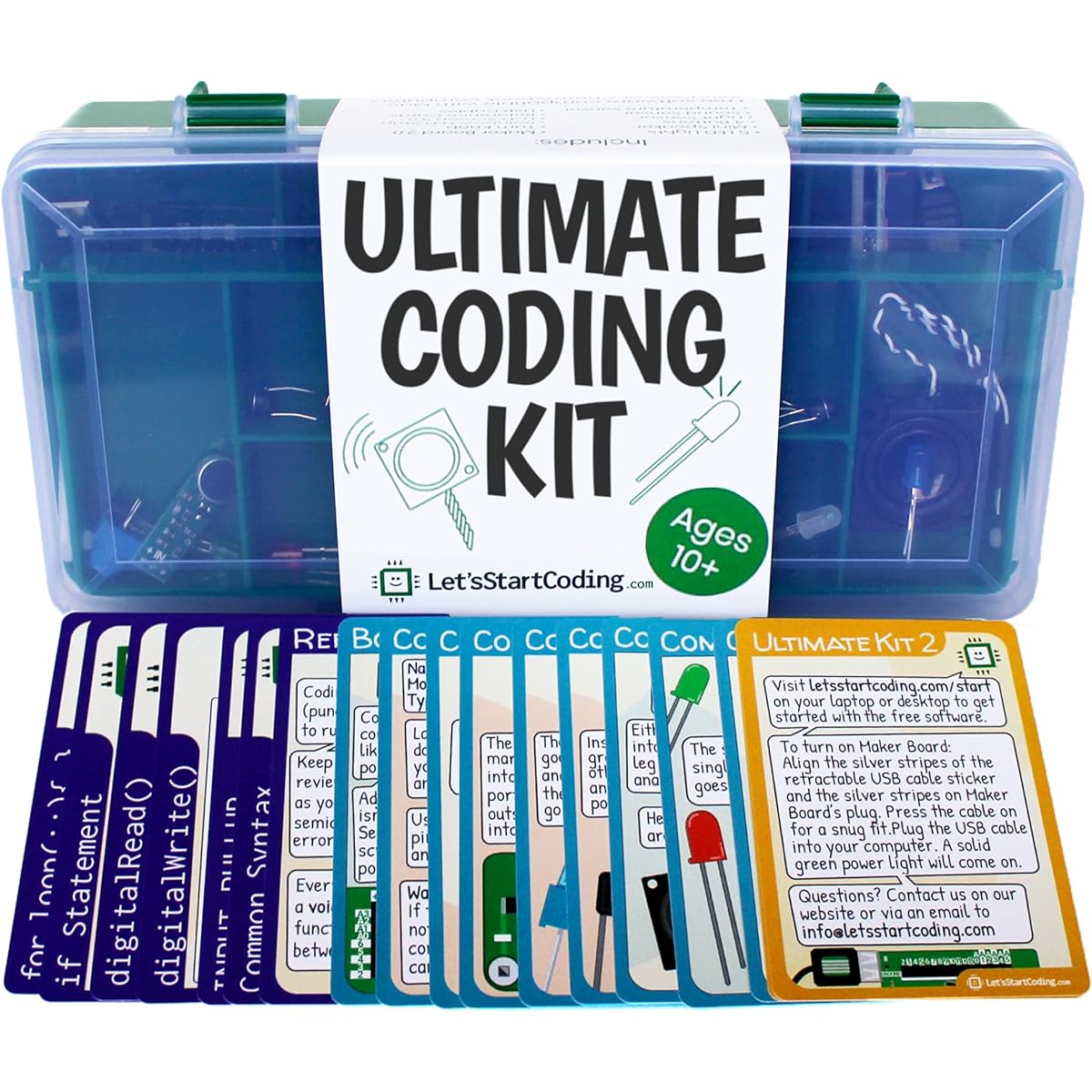 Ultimate Coding Kit for Kids Ages 8-15 (Classic Package) | 100+ Free Code & STEM Projects | Girls & Boys Learn STEM Hands-On | Great Gift