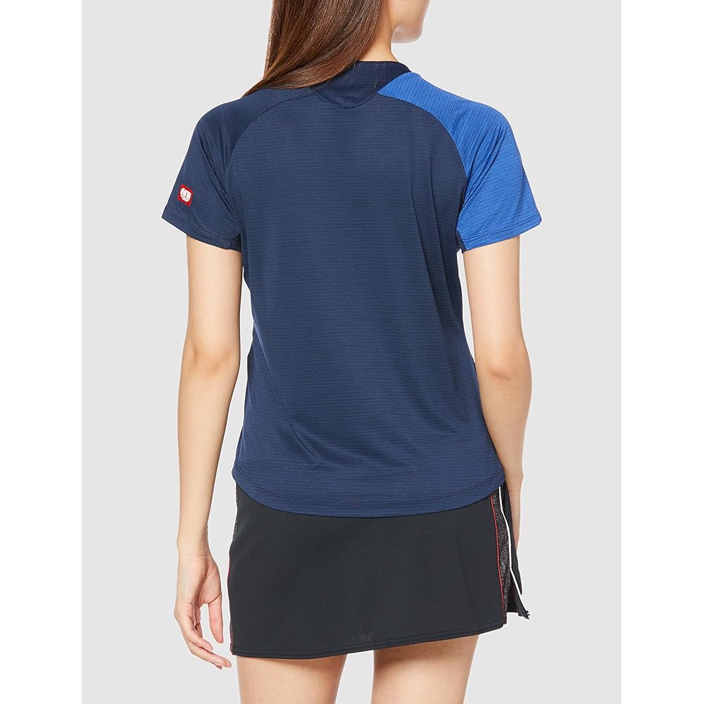 [Mizuno] Table Tennis Wear, Game Shirt, Short Sleeve, Easy to Move, Sweat Absorbent, Quick Drying, Standard JTTA Approved, 82JA0211 Women's