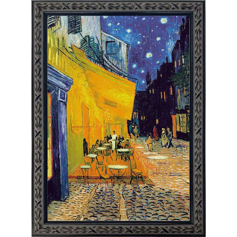 Tri-X Art Frame/Still Life Black Framed Art Poster Night Cafe Terrace Van Gogh Black Frame TXA-006B